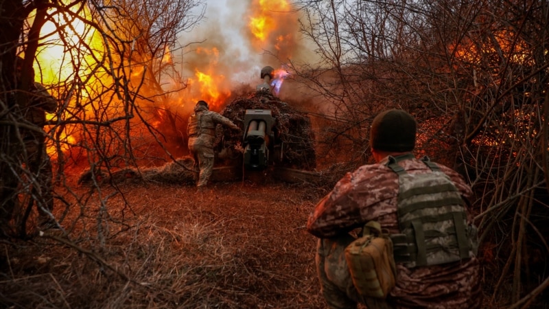 در خط مقدم توپخانه‌های اوکراین