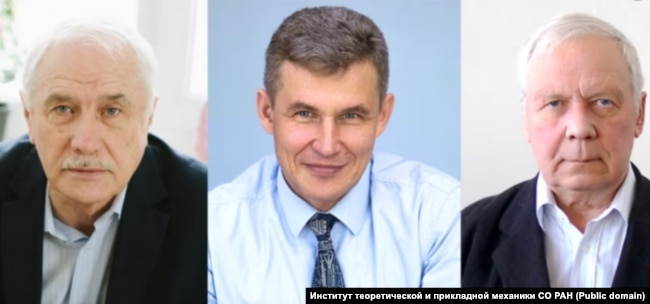 Арестованные ученые Института теоретической и прикладной механики СО РАН Анатолий Маслов, Александр Шиплюк, Валерий Звегинцев