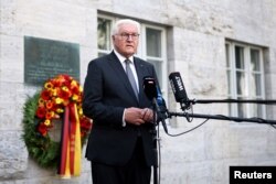 Njemački predsjednik Frank-Walter Steinmeier govori povodom 80. godišnjice pokušaja atentata i pokušaja državnog udara protiv nacističke diktature 20. jula 1944. u Berlinu, Njemačka, 20. jul 2024.