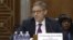 U.S. State Department counselor Derek Chollet speaks to the Senate Foreign Relations Committee on May 18.