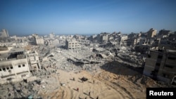 نمایی از ویرانی‌های غزه پس از شش ماه جنگ