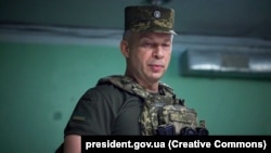 Командующий Сухопутными войсками ВСУ генерал-полковник Александр Сырский. Донецкая область, 26 июня 2023 года