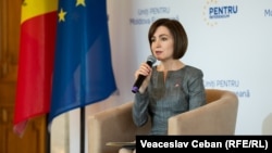 Președinta moldoveană Maia Sandu, vorbind pe 18 martie la o conferință de presă la Chișinău, unde a anunțat și campania pentru un referendum de aderare a R. Moldova la UE planificat pentru toamnă.