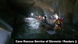 Akcija spašavanja zarobljenih u Križnoj jami u opštini Cerknica, Slovenija, 7. januara 2024.