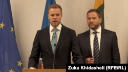ლიეტუვისა და ესტონეთის საგარეო საქმეთა მინისტრები