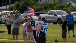 هواداران دونالد ترامپ در میلواکی، شهری که در آن کنوانسیون ملی جمهوریخواهان برگزار میشود