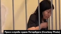 Жумагул Курбанова в суде 