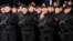 Members of the special police march during parade celebrations marking Republika Srpska Day in Banja Luka on January 9.