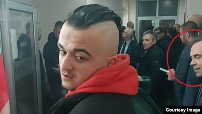 Aleksandr Studenikin në tubimin parazgjedhor të Partisë Socialiste të Serbisë në Zajeçar, 30 nëntor 2023.