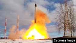 Пуск міжконтинентальної балістичної ракети «Сармат», 21 квітня 2022 року