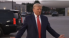Дональд Трамп делает заявление для прессы после ареста