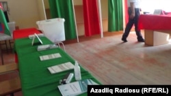 Azerbaijan -- voting at parliamentary elections in Astara-01Sep2024