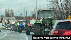 Протест польських фермерів. Пултуск, Польща, 24 січня 2024 року