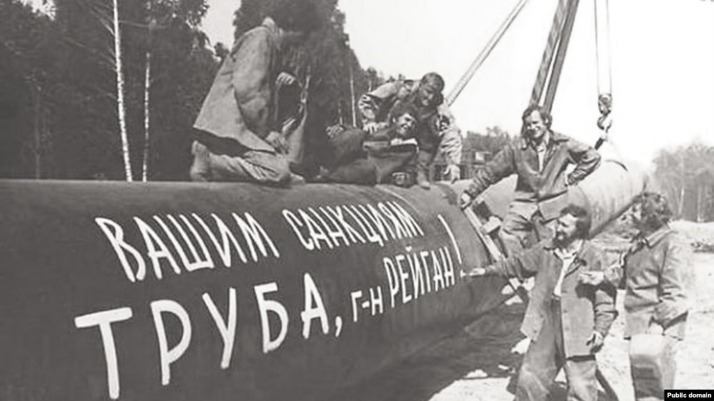 На строительстве трубопровода Уренгой – Ужгород, 1982 год