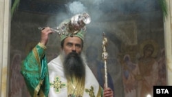 Патриарх Даниил на первой литургии после избрания в Софии. Болгария, 30 июня 2024 года