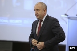 Bulgaria President Rumen Radev (file photo)
