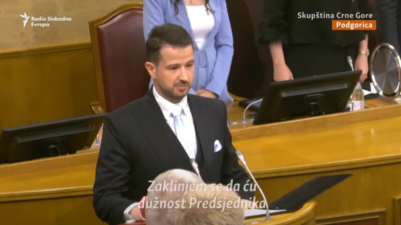 Milatović stupio na dužnost predsjednika Crne Gore: Biću istinski predsjednik svih građana 