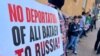 Акции против депортации чеченского беженца в Россию прошли в Берлине и Стокгольме