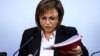 Лидерката на БСП Корнелия Нинова държи сигналите срещу министерства в служебните кабинети на президента, 30 януари 2024 г.