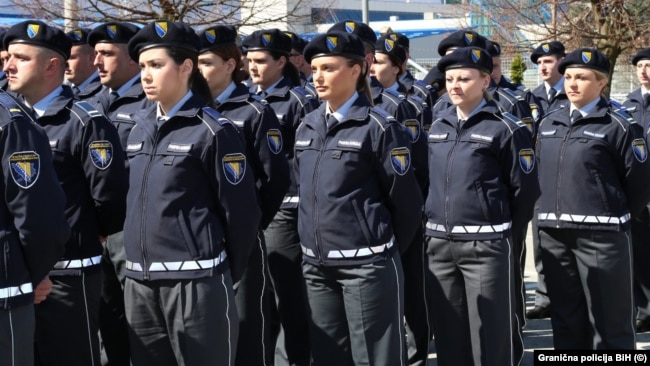 Kadeti Granične policije BiH polažu zakletvu u Sarajevu, 29. marta 2019.