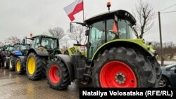 Протест польських фермерів. Пултуск, Польща, 24 січня 2024 року 