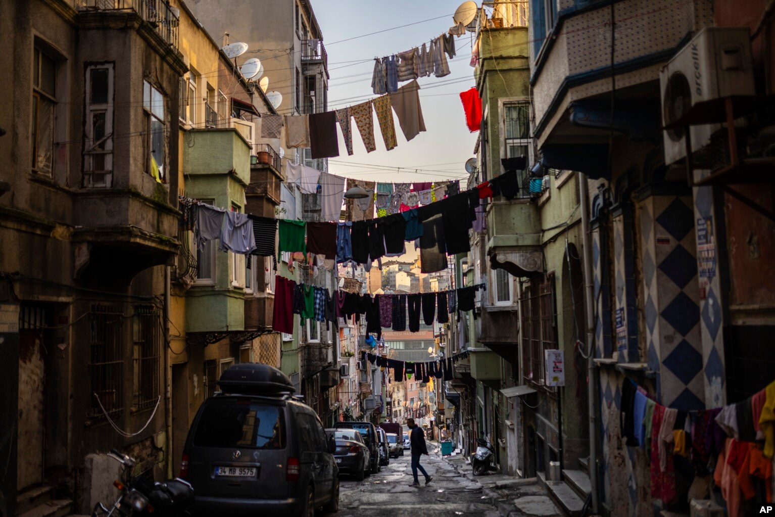Një lagje në Stamboll.