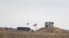 Armenia - A view shows the Armenian border guard post next to the Azerbaijani border guard post on the road leading from Armenia to Nagorno-Karabakh, September 21, 2023.