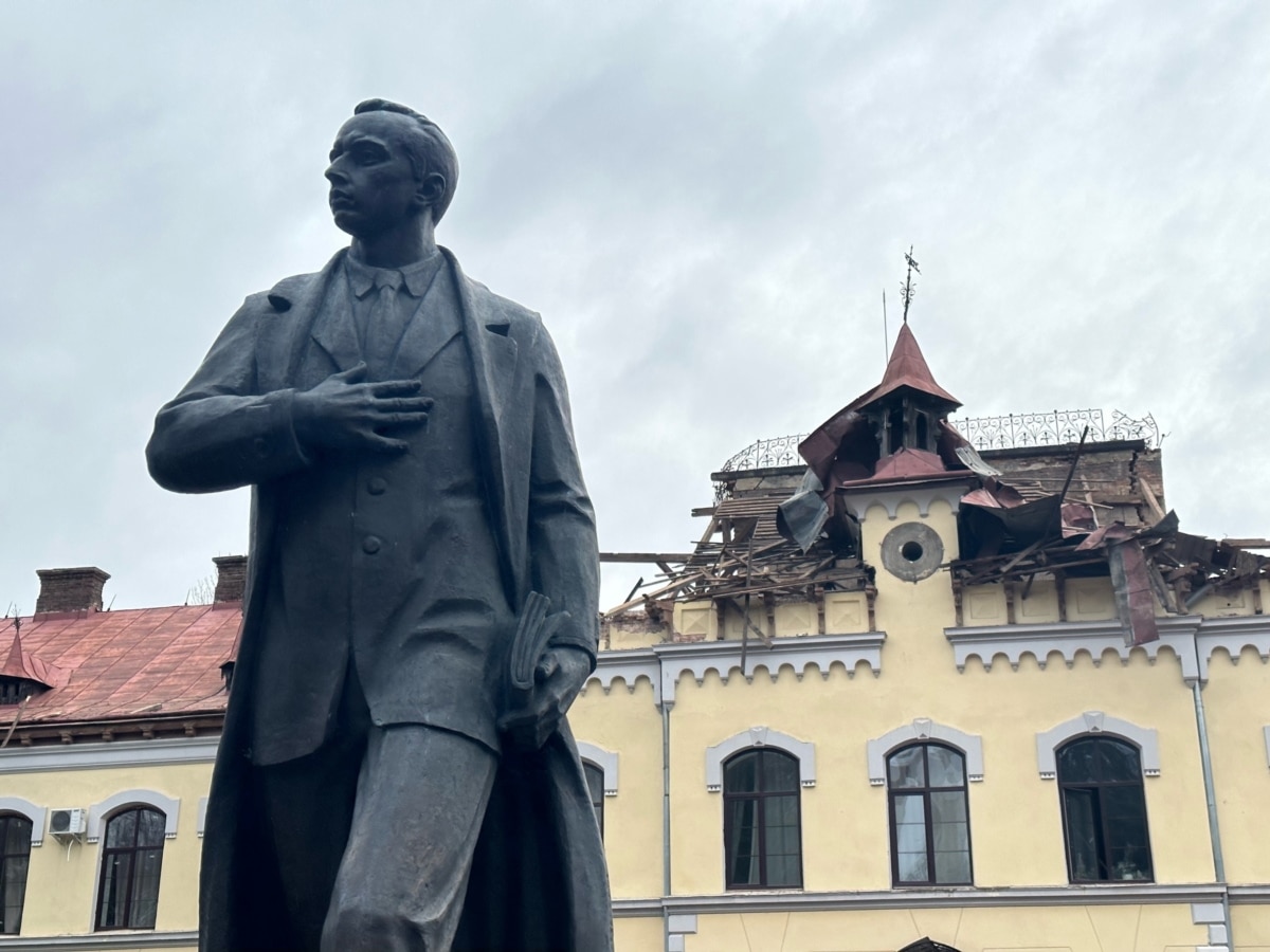 Monument to Stepan Bandera in Lviv