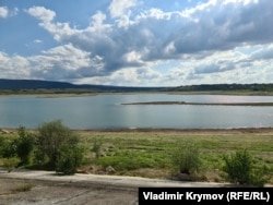 Тайганское водохранилище в Крыму, август 2023 года