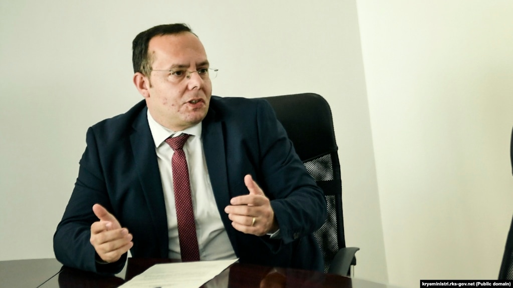 Predsednik Upravnog odbora Centralne banke Kosova Baškim Nurboja, 10. april 2020.