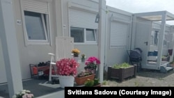 Контейнерне містечко у Німеччині, де живе Світлана Садова, біженка з Ірпеня