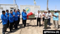 Первая китайская «суперстанция» наблюдения за климатом за пределами Китая начала работу в Шахритусе. Таджикистан, в начале июня.
