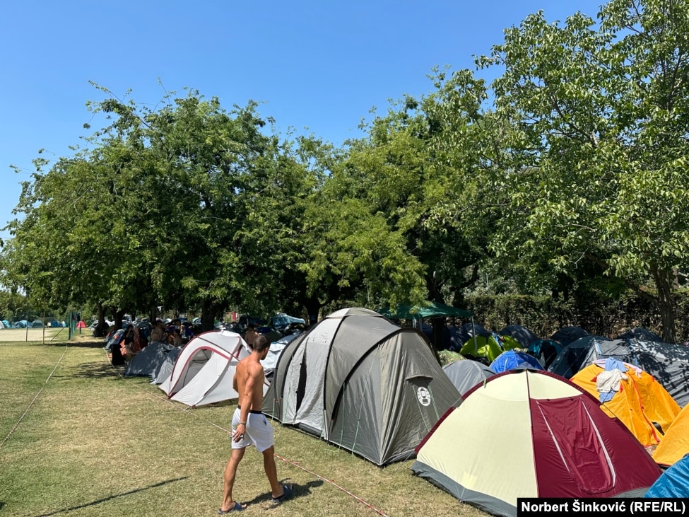 Festivali EXIT, zona e kampit.