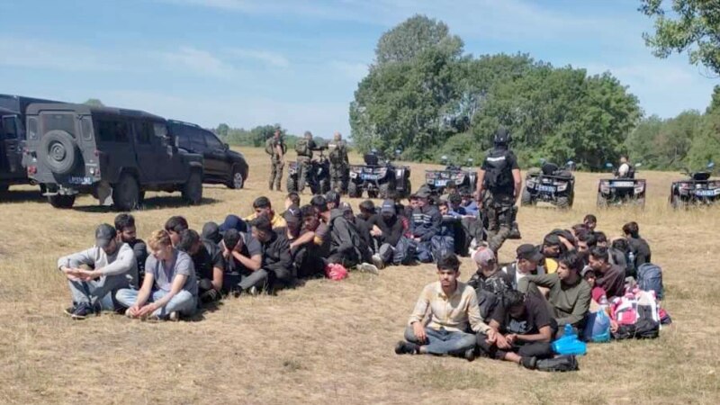 Policia serbe gjen migrantë dhe armë në kufirin me Hungarinë