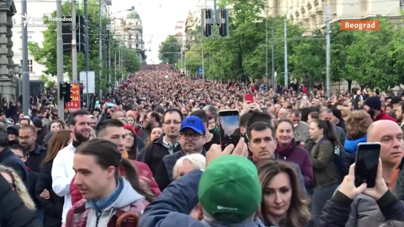 'Tu smo da kažemo 'ne' nasilju': Novi protest u Beogradu
