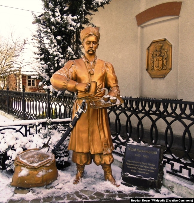 Пам’ятник Юрію Францу Кульчицькому в селі Кульчиці Самбірського району Львівської області