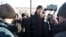 Fail Alsynov speaks outside the court on January 10.
