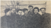 Un grup de tineri muncitori de la Uzina de reparație a tractoarelor din Chișinău gata de a pleca la desțelenirea stepei kazahe. „Moldova socialistă”, 25 Februarie 1954. 