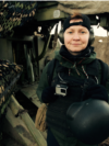 UKRAINE -- Yevheniya Kytaiva, war correspondent of Radio Liberty