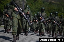 Бразильские десантники вблизи границы с Венесуэлой. 5 декабря 2023 года