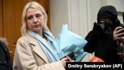 Russian anti-war journalist and would-be presidential candidate Yekaterina Duntsova (file photo)