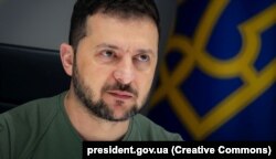 Presidenti ukrainas, Volodymyr Zelensky.