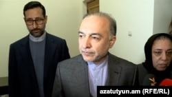 Armenia - Iranian Ambassador Mehdi Sobhani speaks to journalists, January 11, 2024.