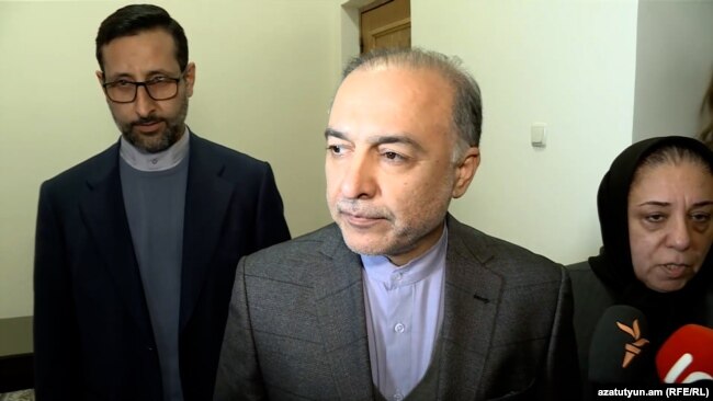 Iranian Ambassador to Armenia Mehdi Sobhani (file photo)