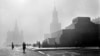 Lenin&rsquo;s mausoleum (right) on Red Square in October 1962.<br />
<br />
Among the spires of the Kremlin and the candy-colored domes of St. Basil&rsquo;s Cathedral, Lenin&rsquo;s mausoleum has been a landmark of central Moscow for 100 years. But the site once looked very different.<br />
&nbsp;