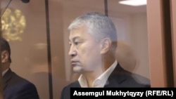 Kazakh businessman Qairat Boranbaev in court in Astana earlier this year. 