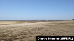 Каховское водохранилище высыхает после разрушения ГЭС, июнь 2023 года
