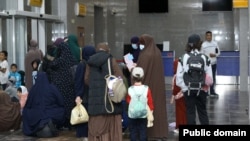 Siriýadan getirilen aýallar. Arhiw suraty