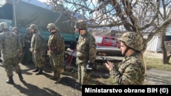 Pripadnici Oružanih snaga Bosne i Hercegovine tokom vježbe (fotoarhiva)