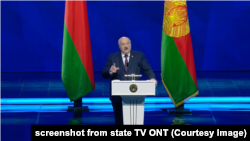 Aleksandar Lukašenko prilikom obraćanja naciji 31. marta 